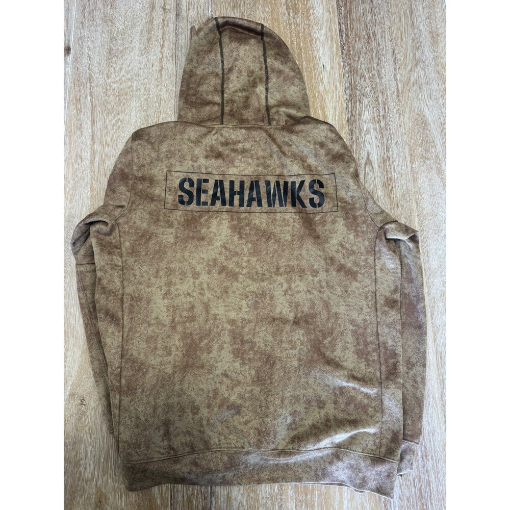 AUTHENTIC Nike Seattle Seahawks 2023 Salute To Service Hoodie Men's NFL Sideline - Picture 3 of 7